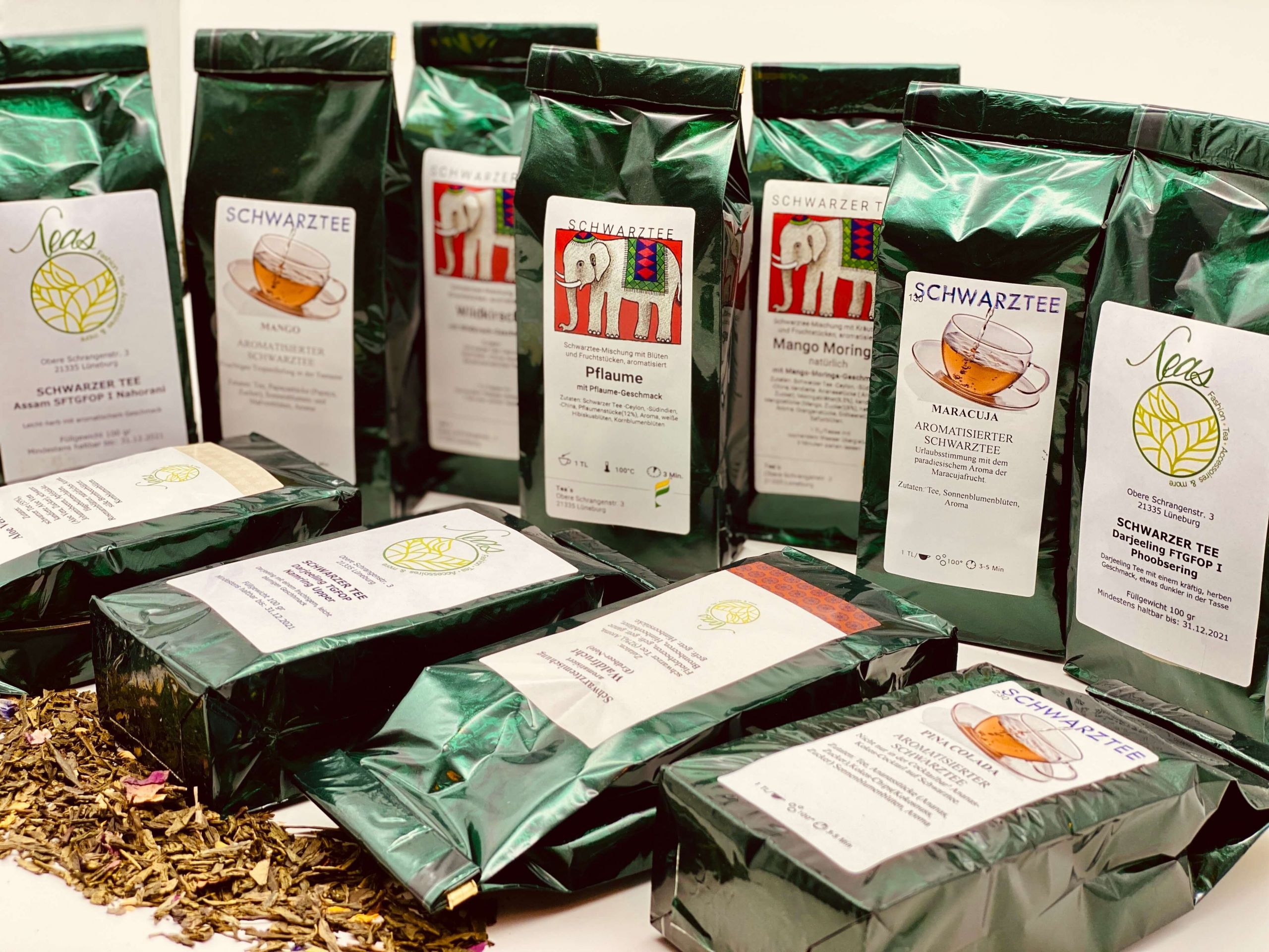 Shantea (ehemals Teas) in Lüneburg - Teesorten